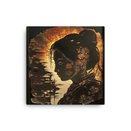 Black Artificial Intelligence Canvas Artwork