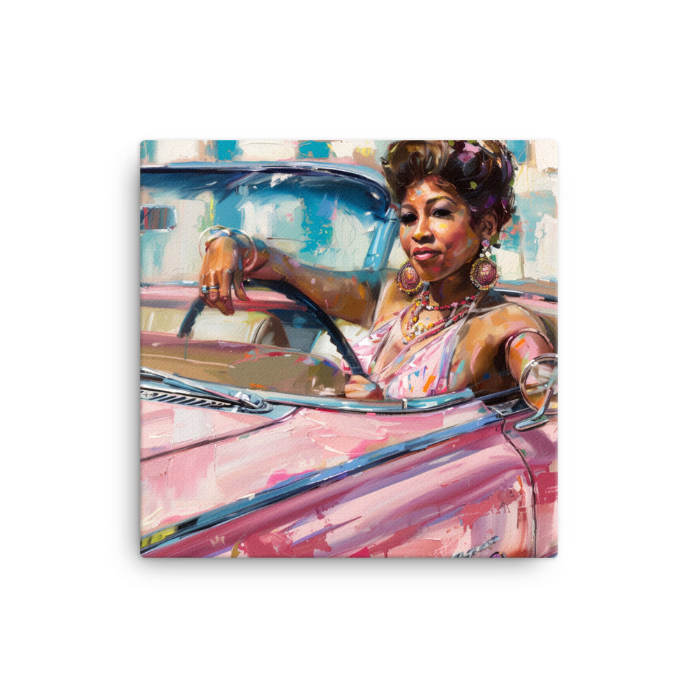 Black Artificial Intelligence Canvas Artwork
