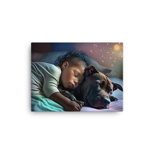 Black Artificial Intelligence Canvas Artwork