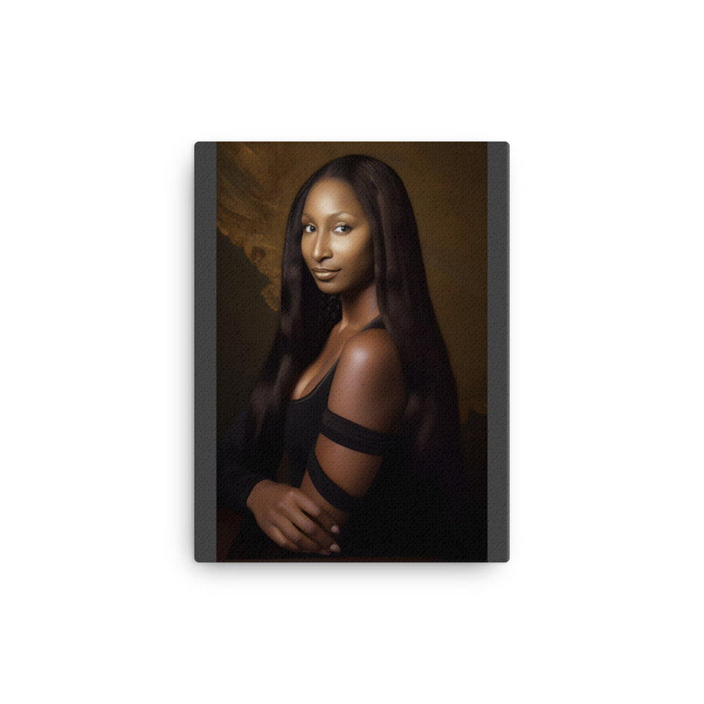 Black Artificial Intelligence Canvas Artwork