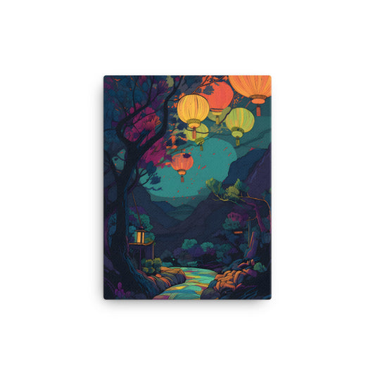 Black Artificial Intelligence Canvas Artwork