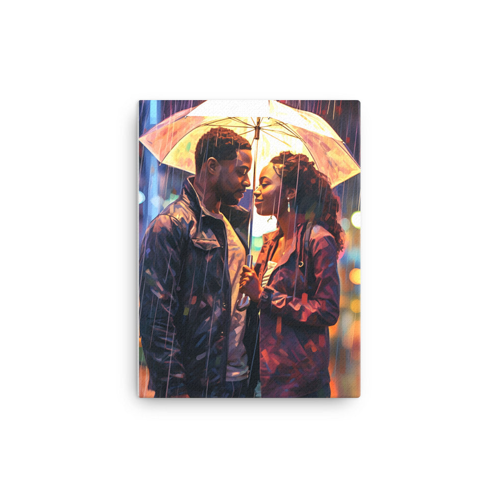 Black Artificial Intelligence Canvas Artwork
