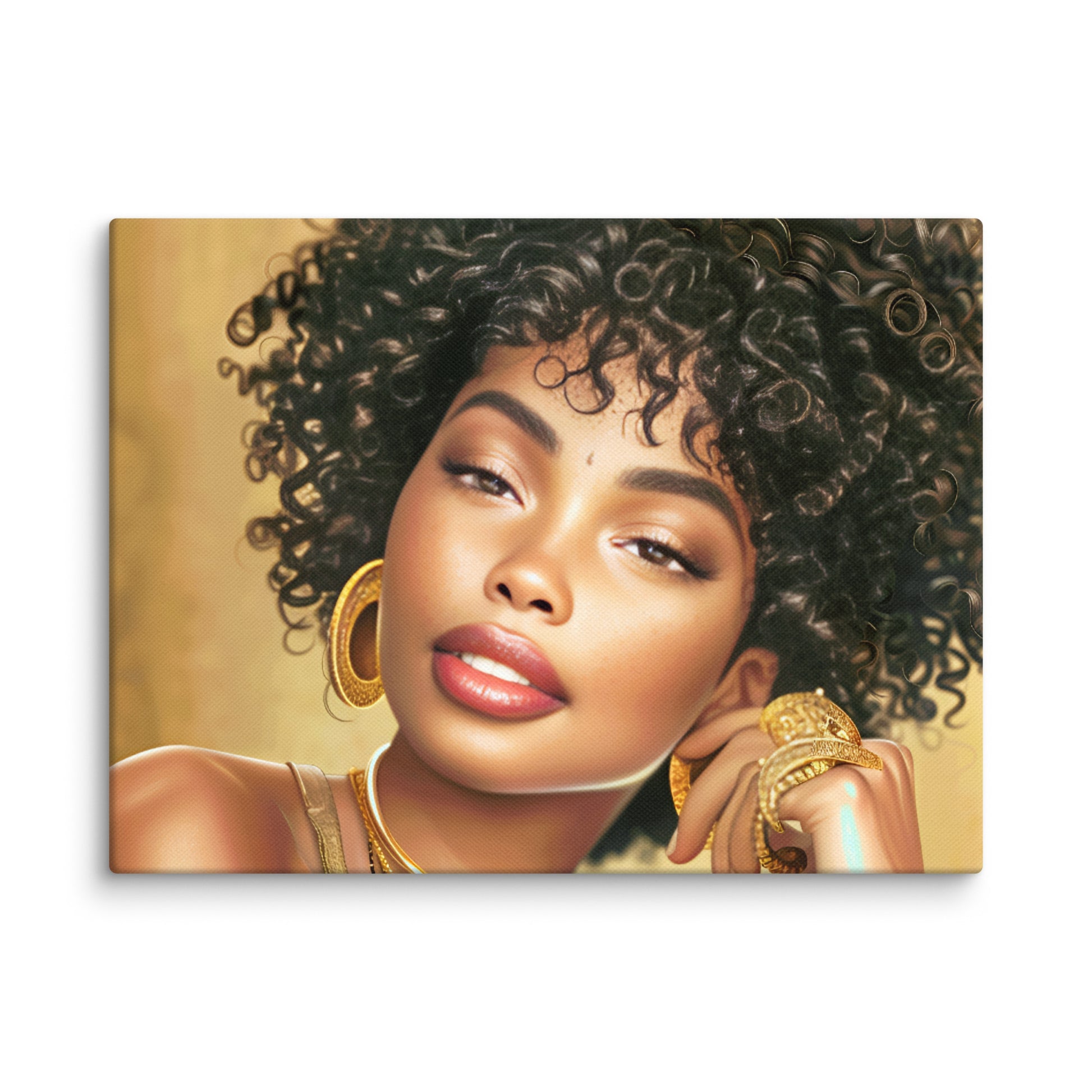 Black Artificial Intelligence Canvas Artwork