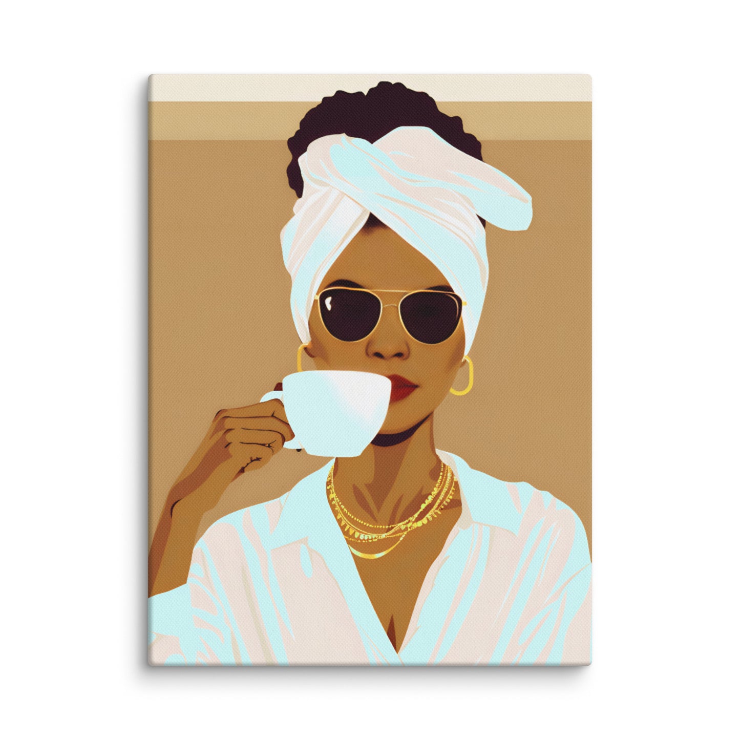 Black Artificial Intelligence Canvas Artwork