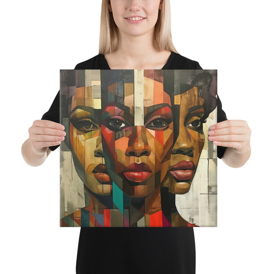 Black Artificial Intelligence Canvas Artwork