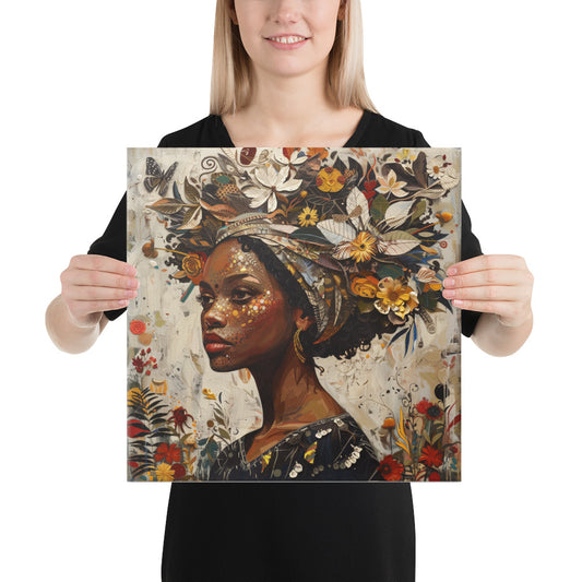 Black Artificial Intelligence Canvas Artwork