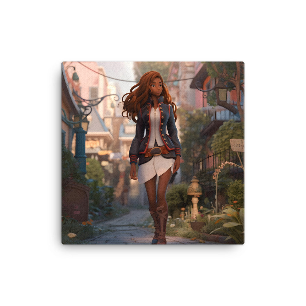 Black Artificial Intelligence Canvas Artwork