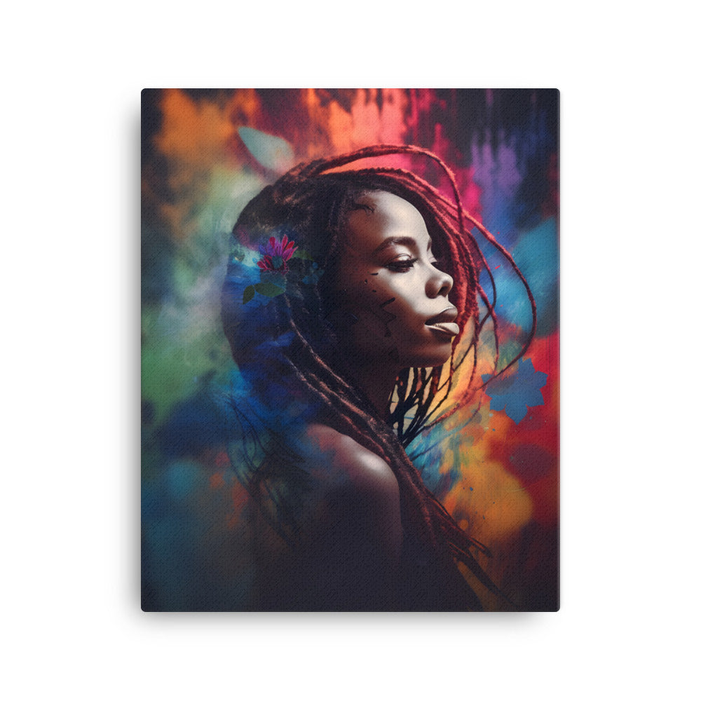 Black Artificial Intelligence Canvas Artwork