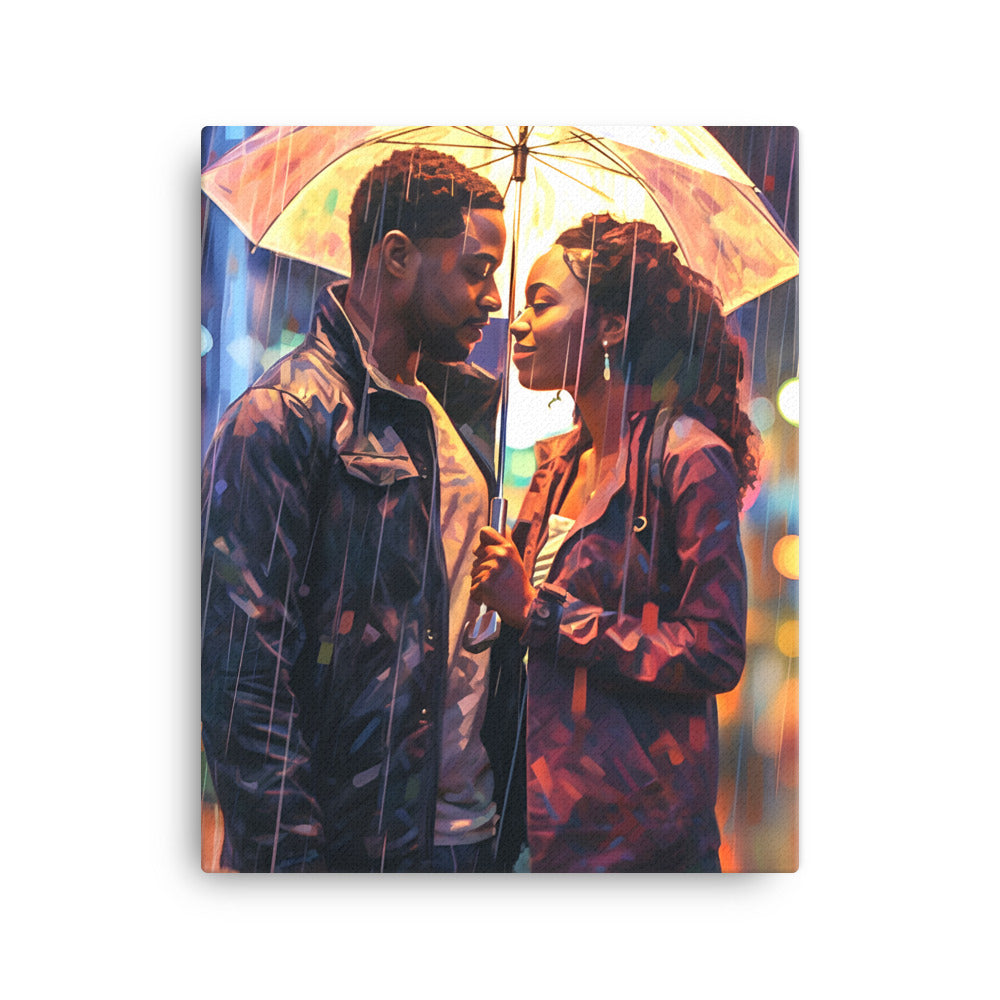Black Artificial Intelligence Canvas Artwork