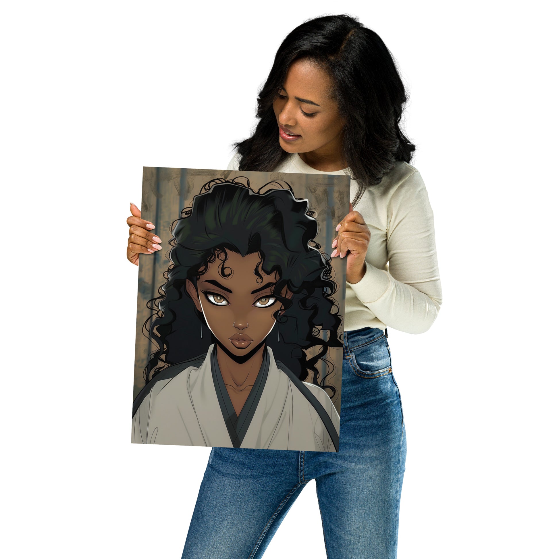 Black Artificial Intelligence Canvas Artwork