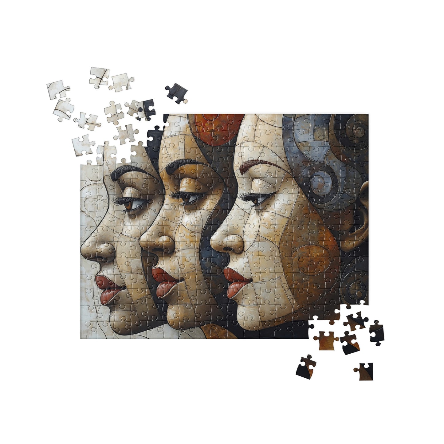 Black Artificial Intelligence Jigsaw Puzzle Games Midjourney 