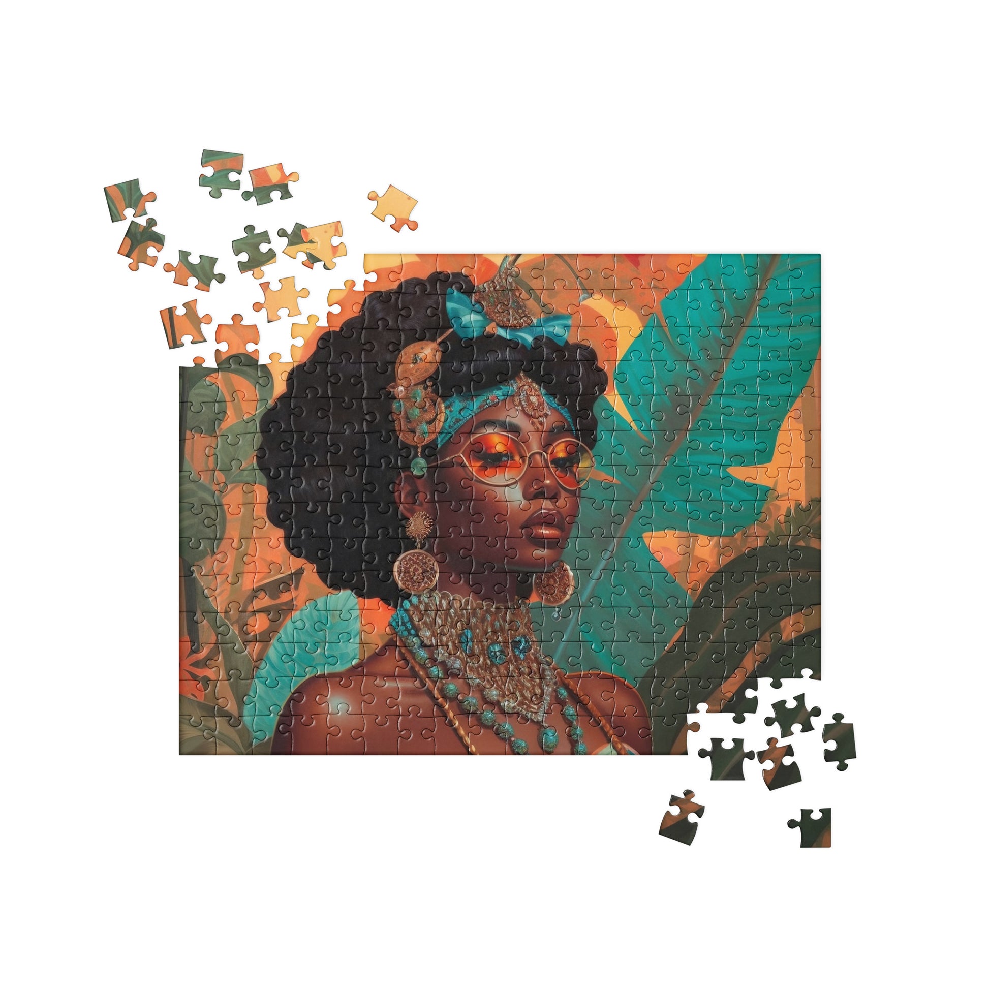 Black Artificial Intelligence Jigsaw Puzzle Games Midjourney 