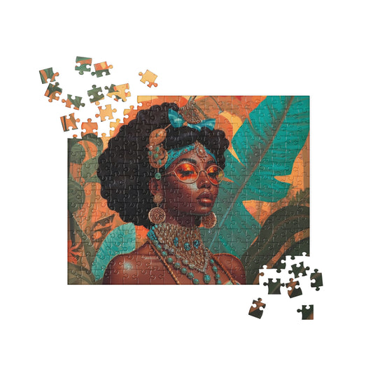 Black Artificial Intelligence Jigsaw Puzzle Games Midjourney 
