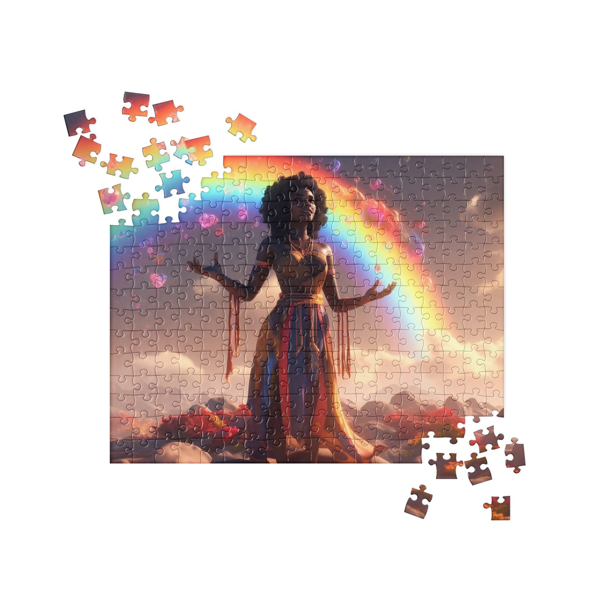 Black Artificial Intelligence Jigsaw Puzzle Games Midjourney 