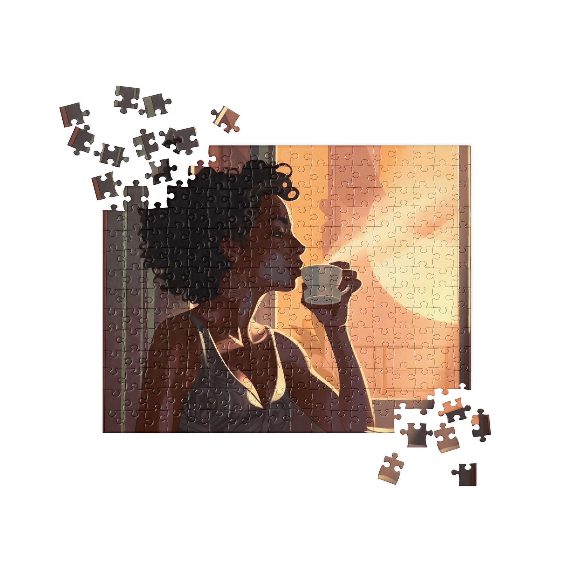 Black Artificial Intelligence Jigsaw Puzzle Games Midjourney 