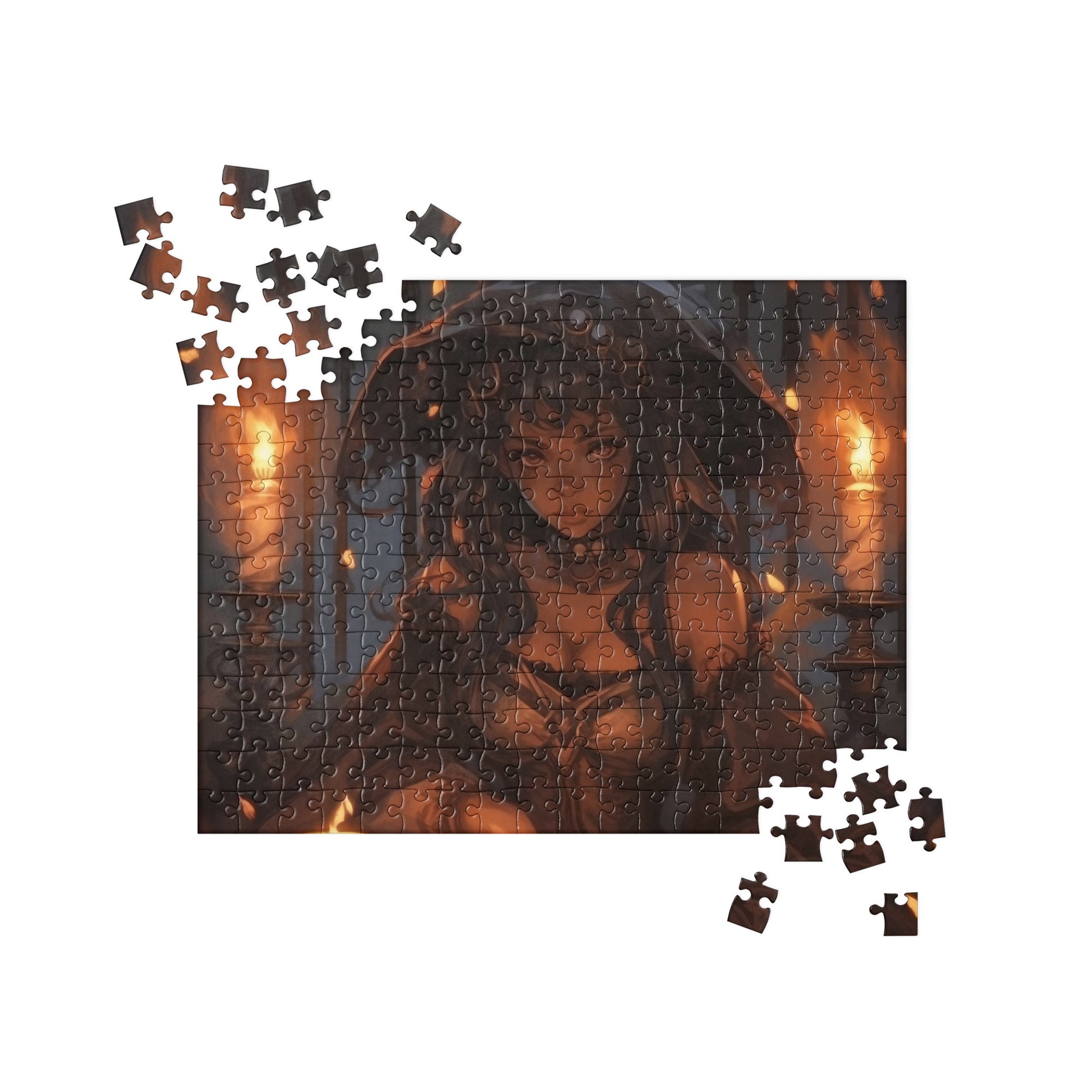 Black Artificial Intelligence Jigsaw Puzzle Games Midjourney 