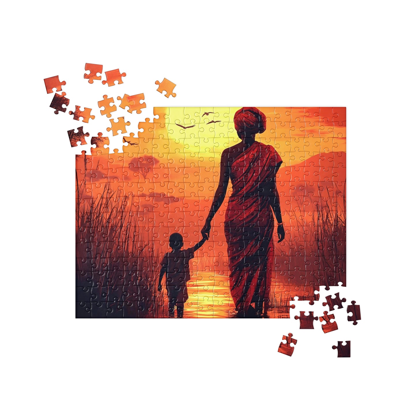 Black Artificial Intelligence Jigsaw Puzzle Games Midjourney 