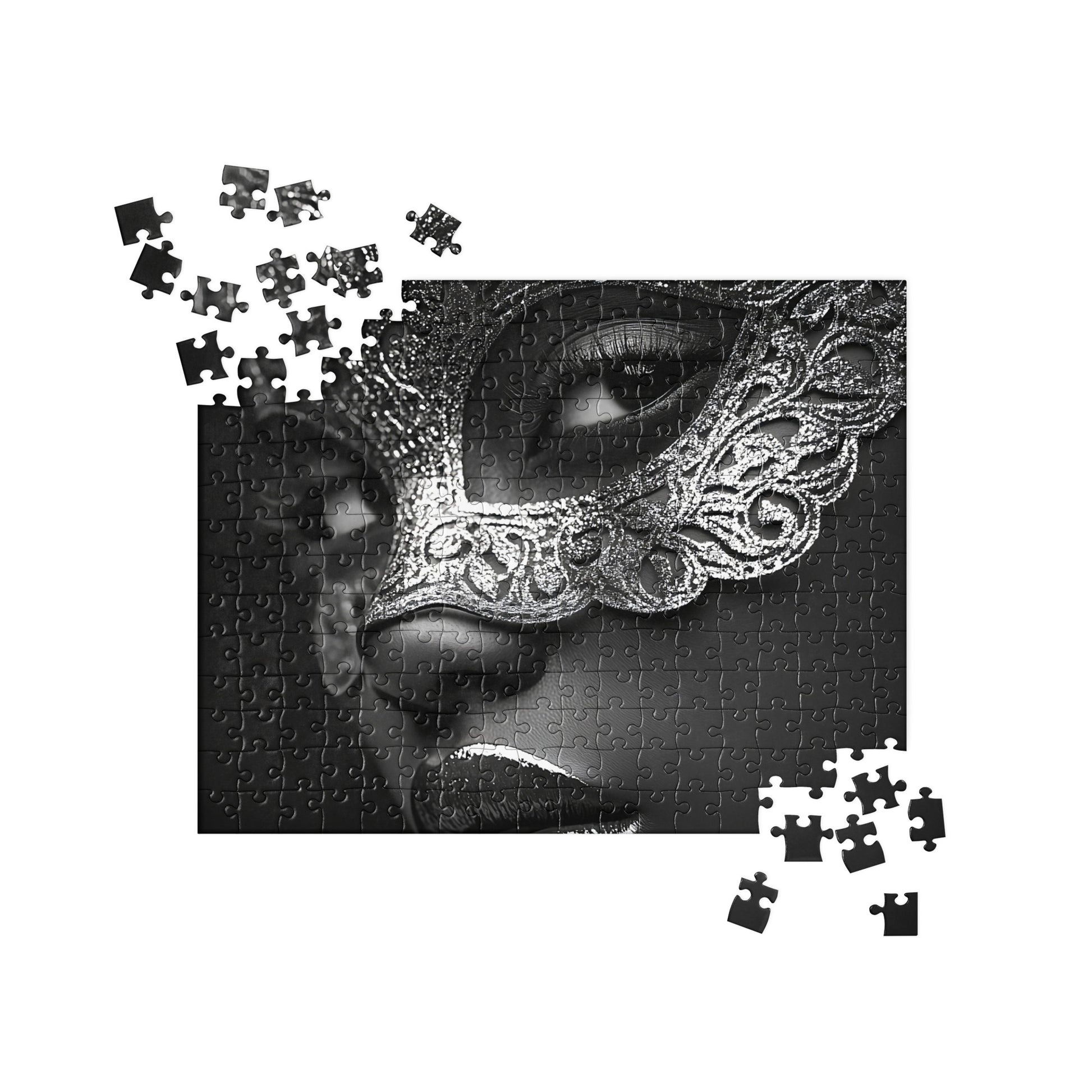 Black Artificial Intelligence Jigsaw Puzzle Games Midjourney 