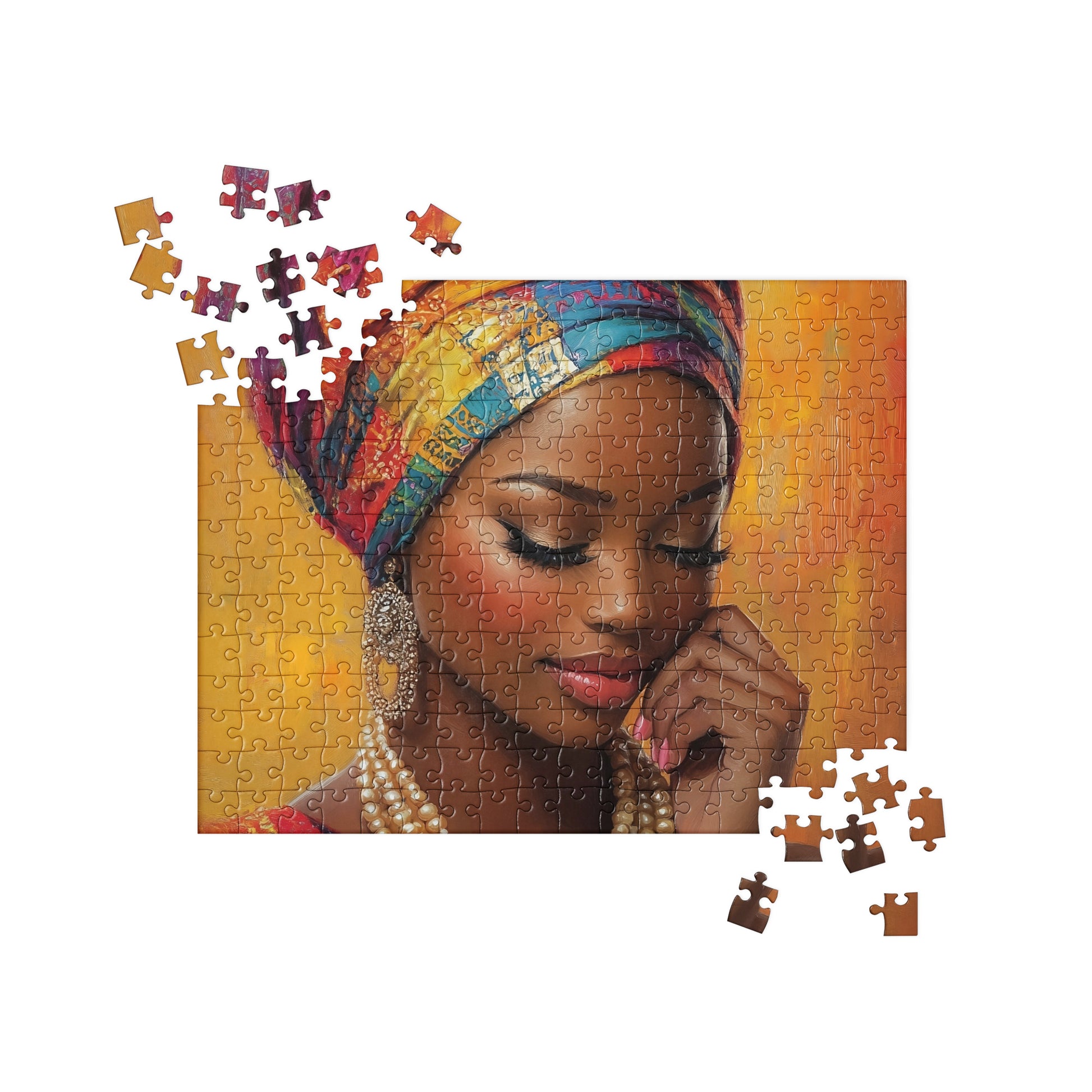 Black Artificial Intelligence Jigsaw Puzzle Games Midjourney 