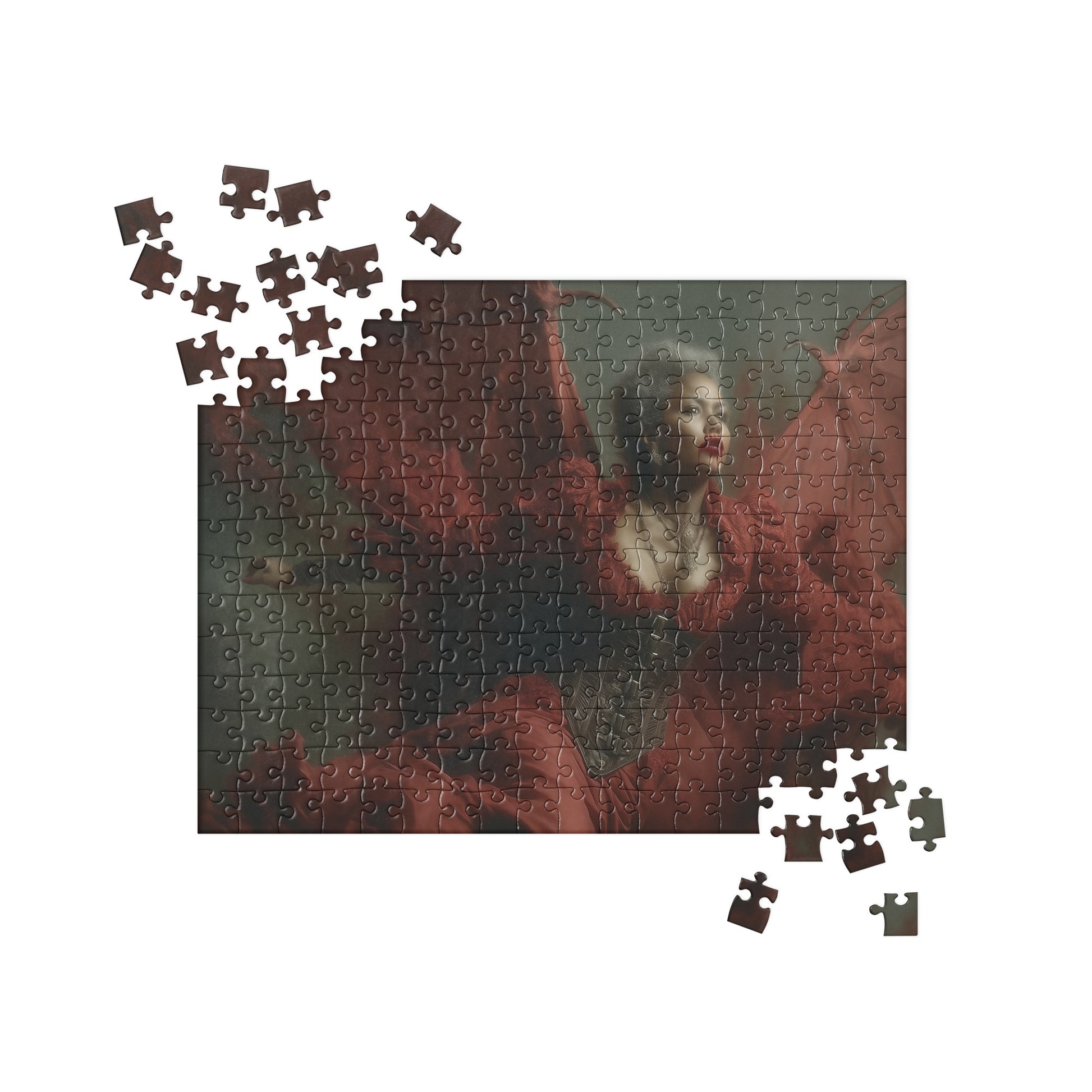 Black Artificial Intelligence Jigsaw Puzzle Games Midjourney 