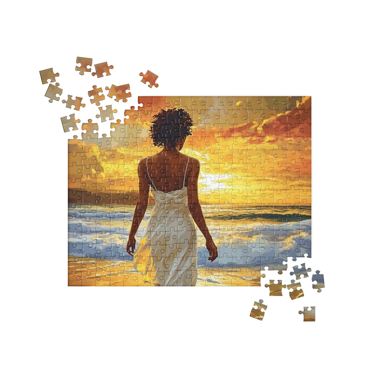 Black Artificial Intelligence Jigsaw Puzzle Games Midjourney 