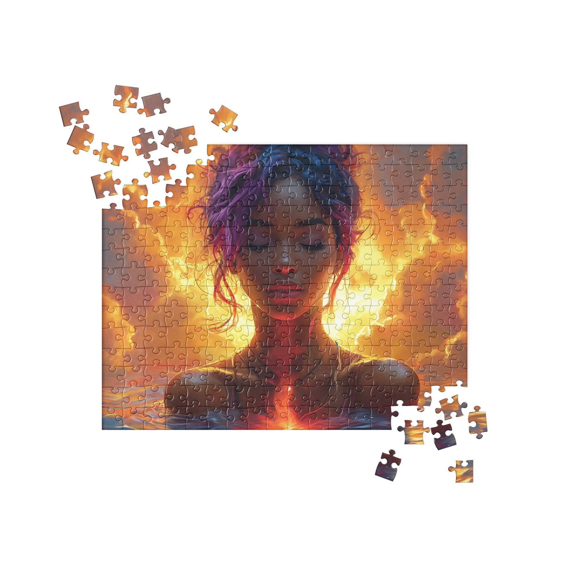 Black Artificial Intelligence Jigsaw Puzzle Games Midjourney 