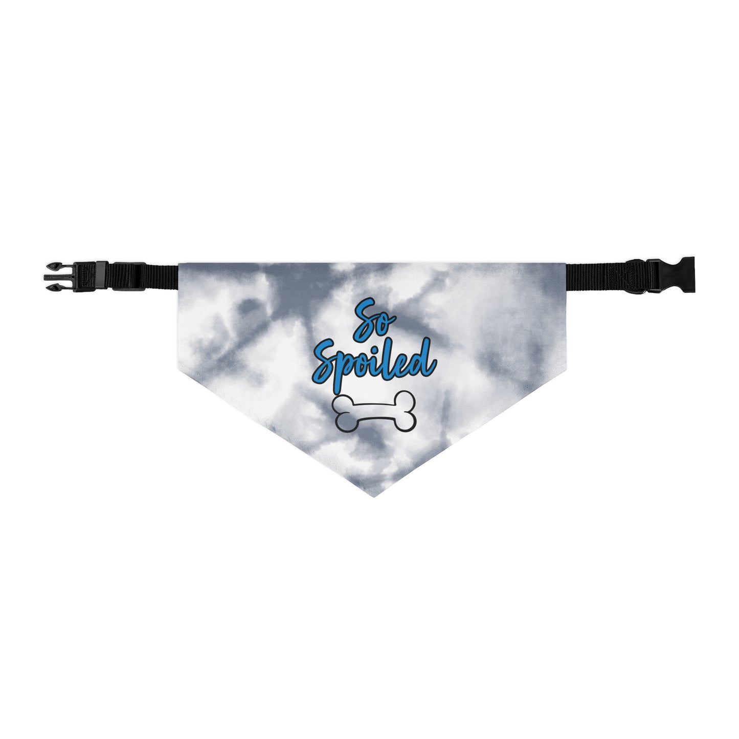 Black Artificial Intelligence Dog Bandanas Pet Collars 