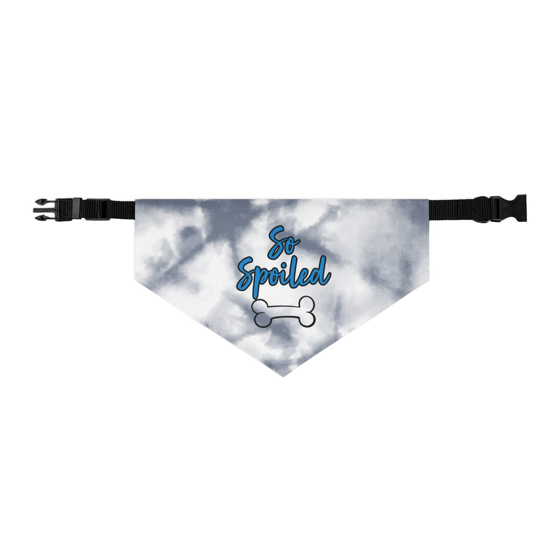 Black Artificial Intelligence Dog Bandanas Pet Collars 