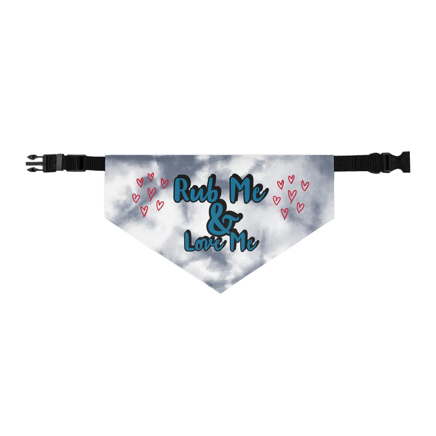 Black Artificial Intelligence Dog Bandanas Pet Collars 