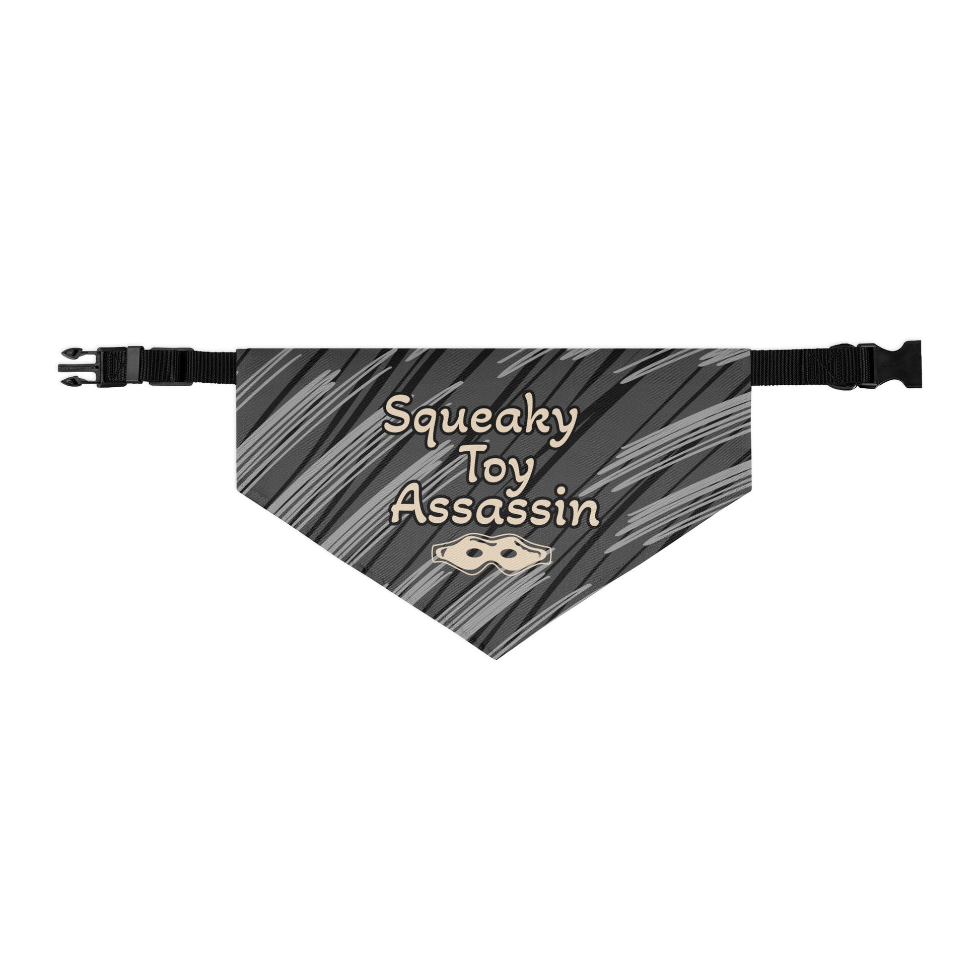 Black Artificial Intelligence Dog Bandanas Pet Collars 